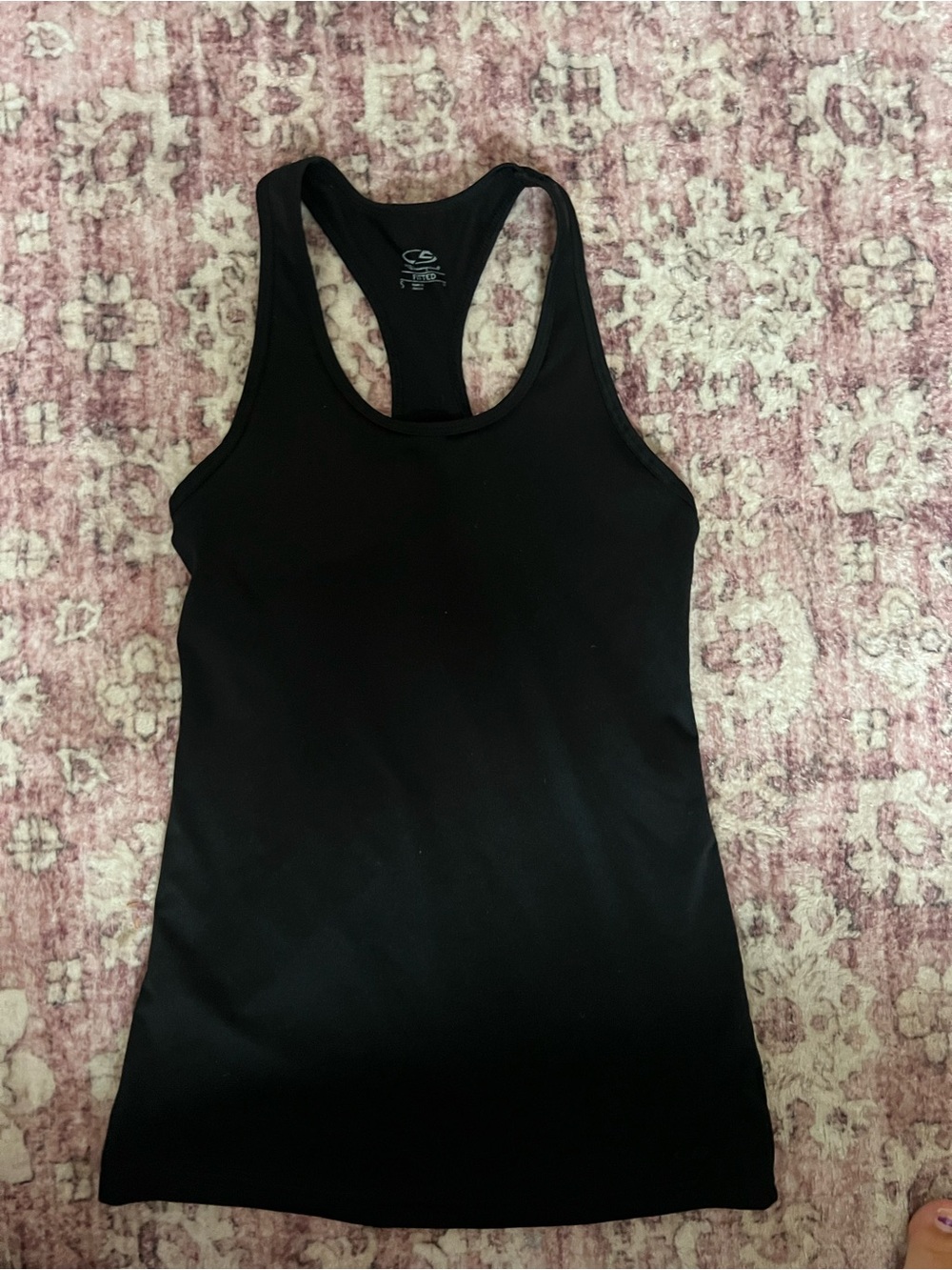 Champion Black Racerback Tank - Women's Athletic Fit